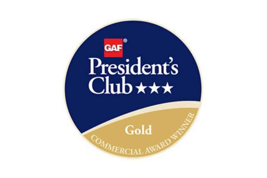 image of GAF presidents club logo