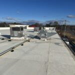 Roof repair on retail property