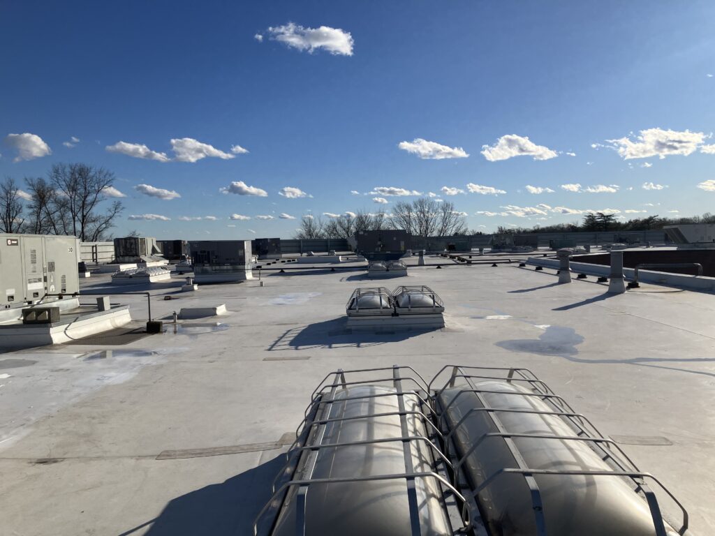 Commercial property roof repair
