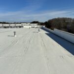 Roof repair at warehouse