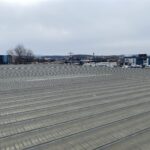Metal seam repair on commercial property