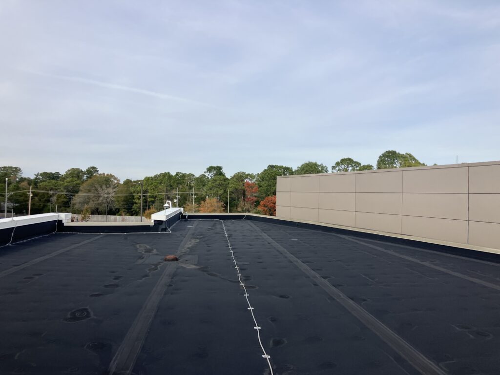 Roof maintenance on health facility