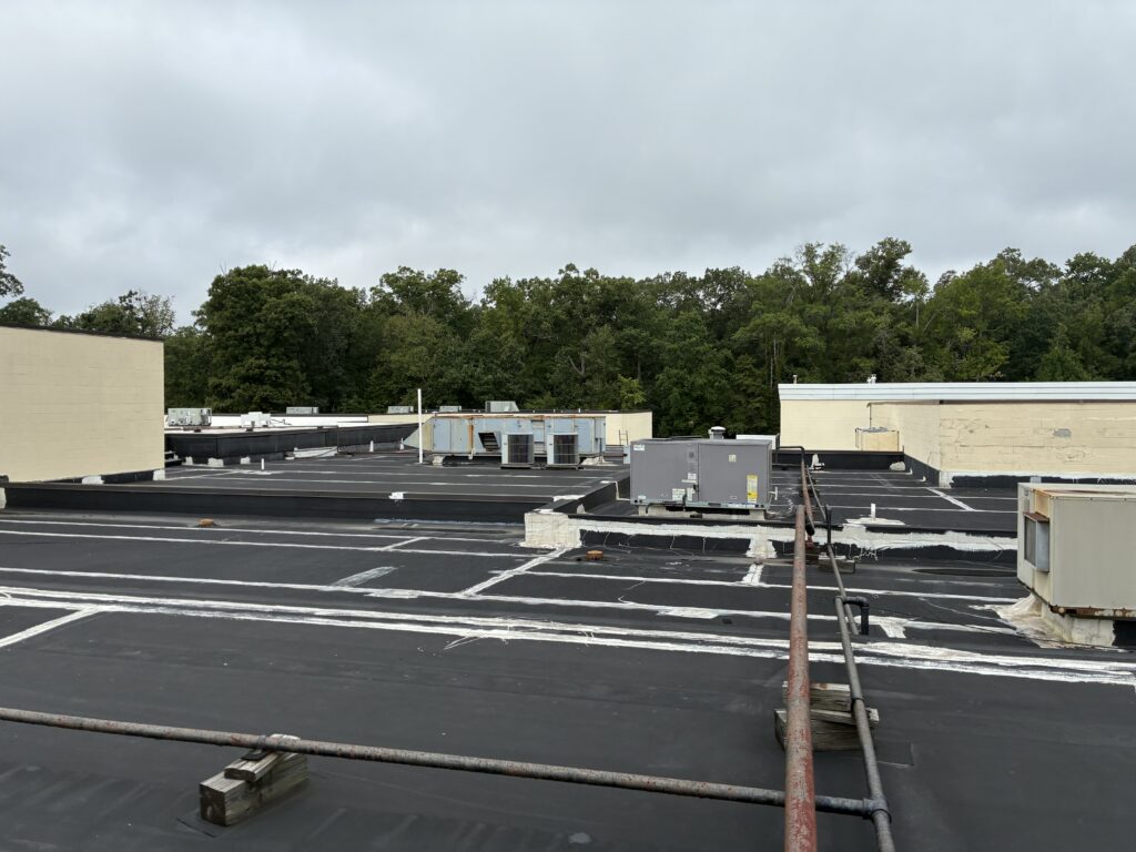 Roof repairs at community center