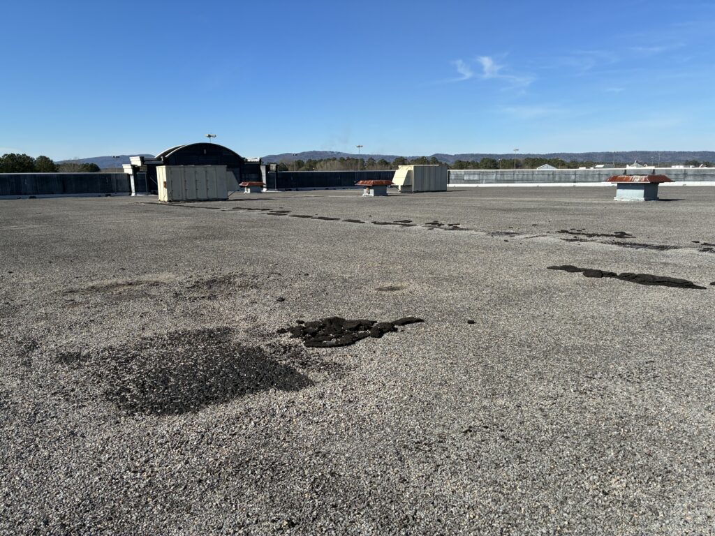 Membrane replacement at shopping mall