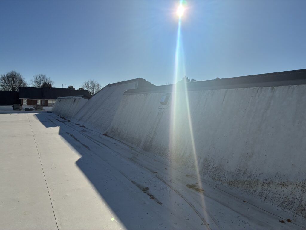 Commercial property roof repair