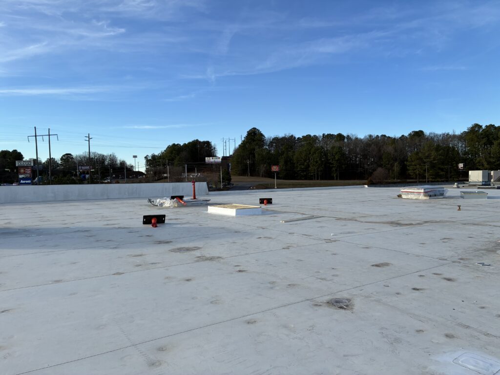 Roof repair commercial property