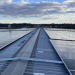 Roof repair at storage facility