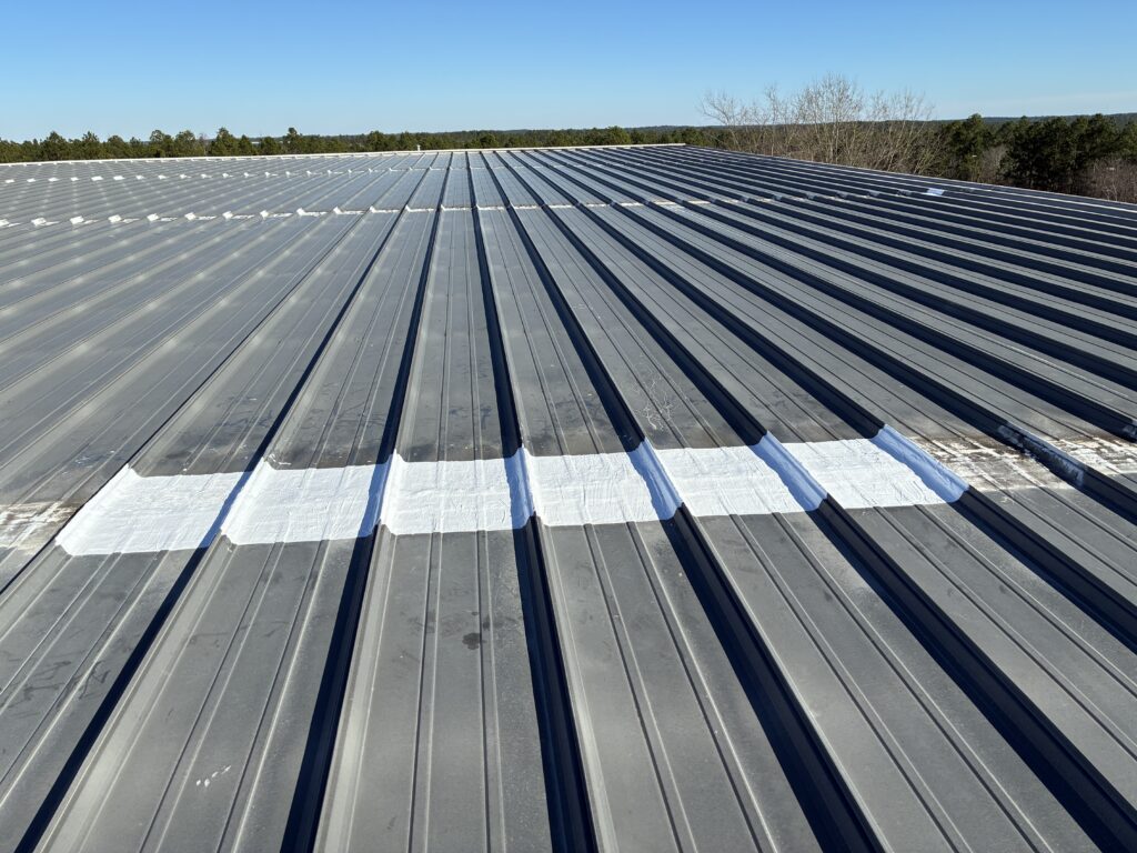 Roof repair on commercial property