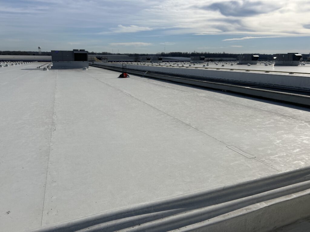 Retail property roof repair