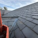 Church slate roof repair