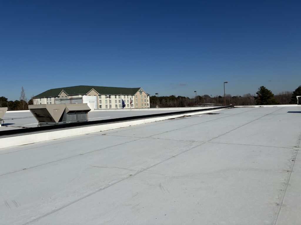 Retail property roof repair