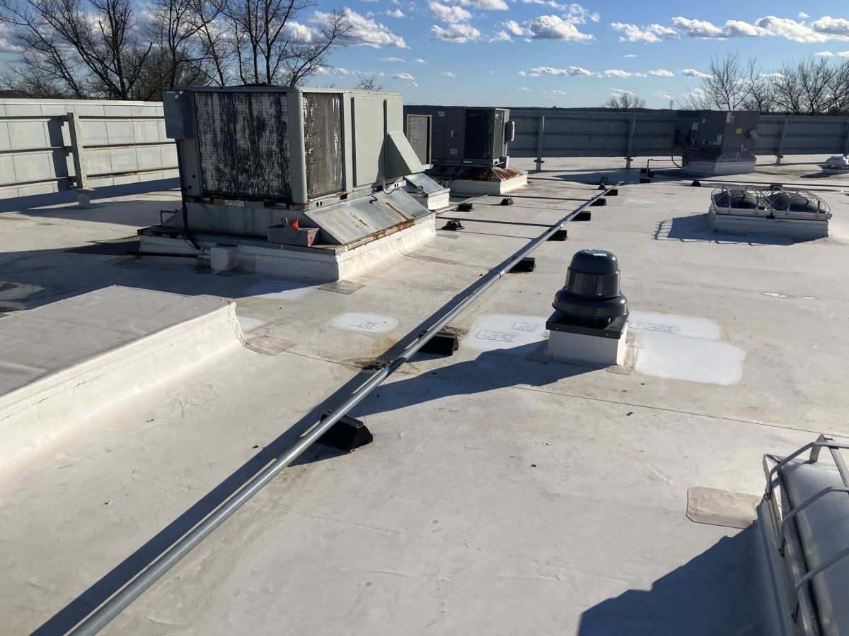 single ply roof repair