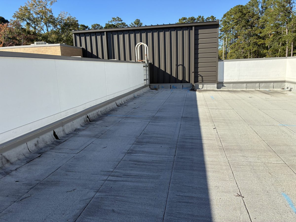 roof replacement at school