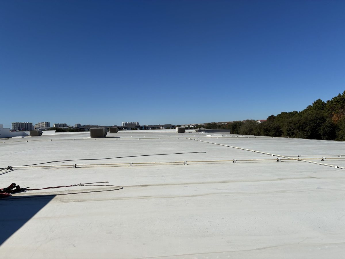 single ply roof repair