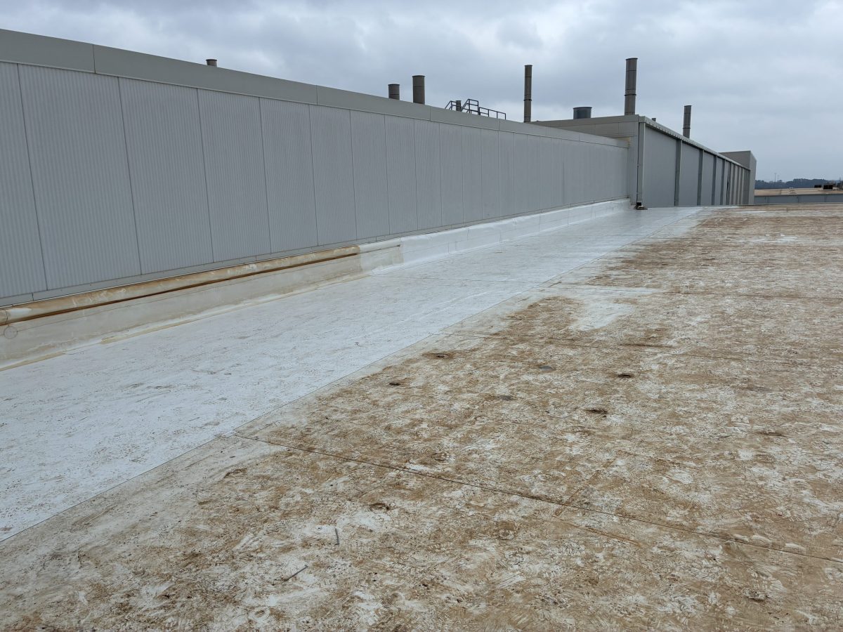 single ply roof repair