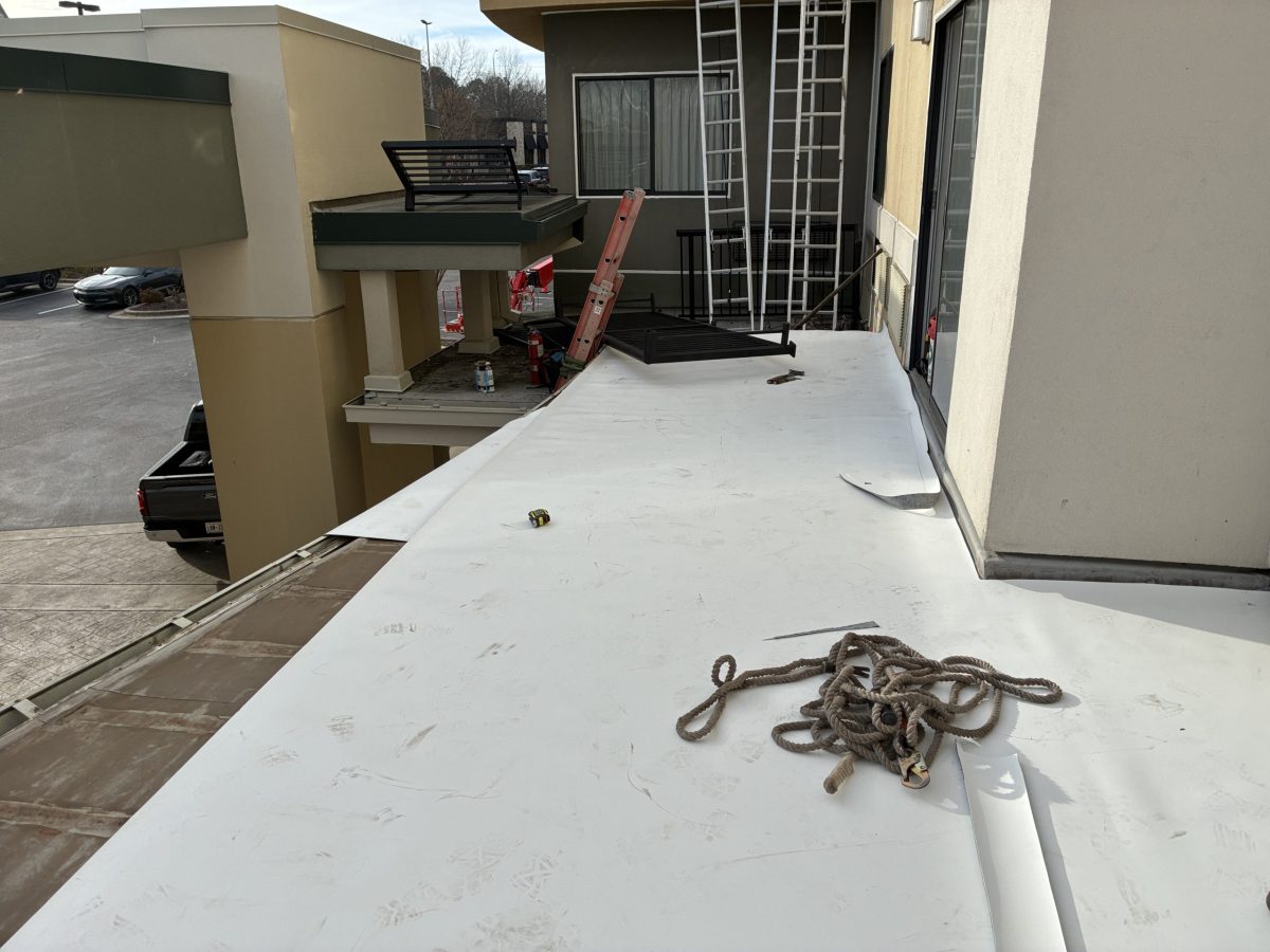 single ply roof replacement