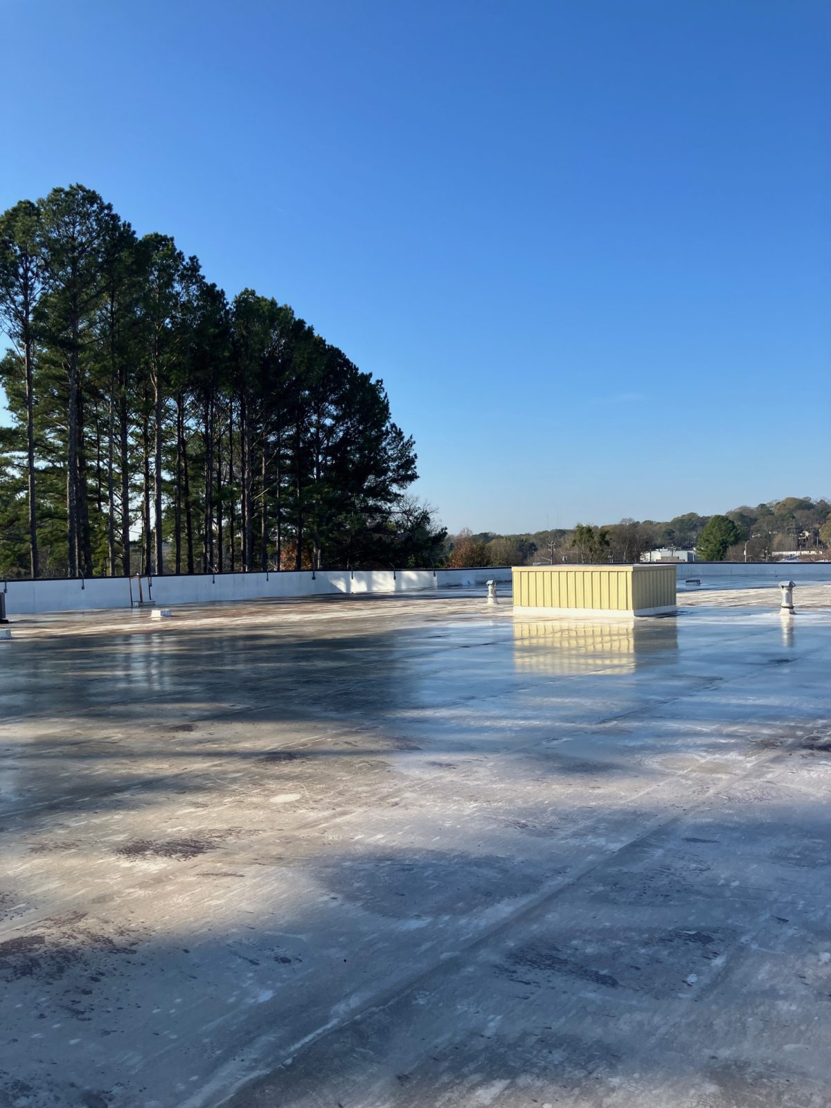 single ply roof repair