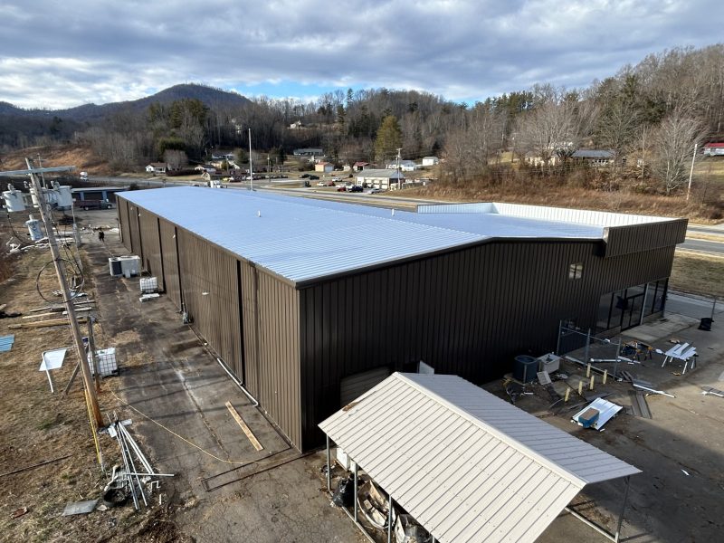 steep slope metal roof replacement