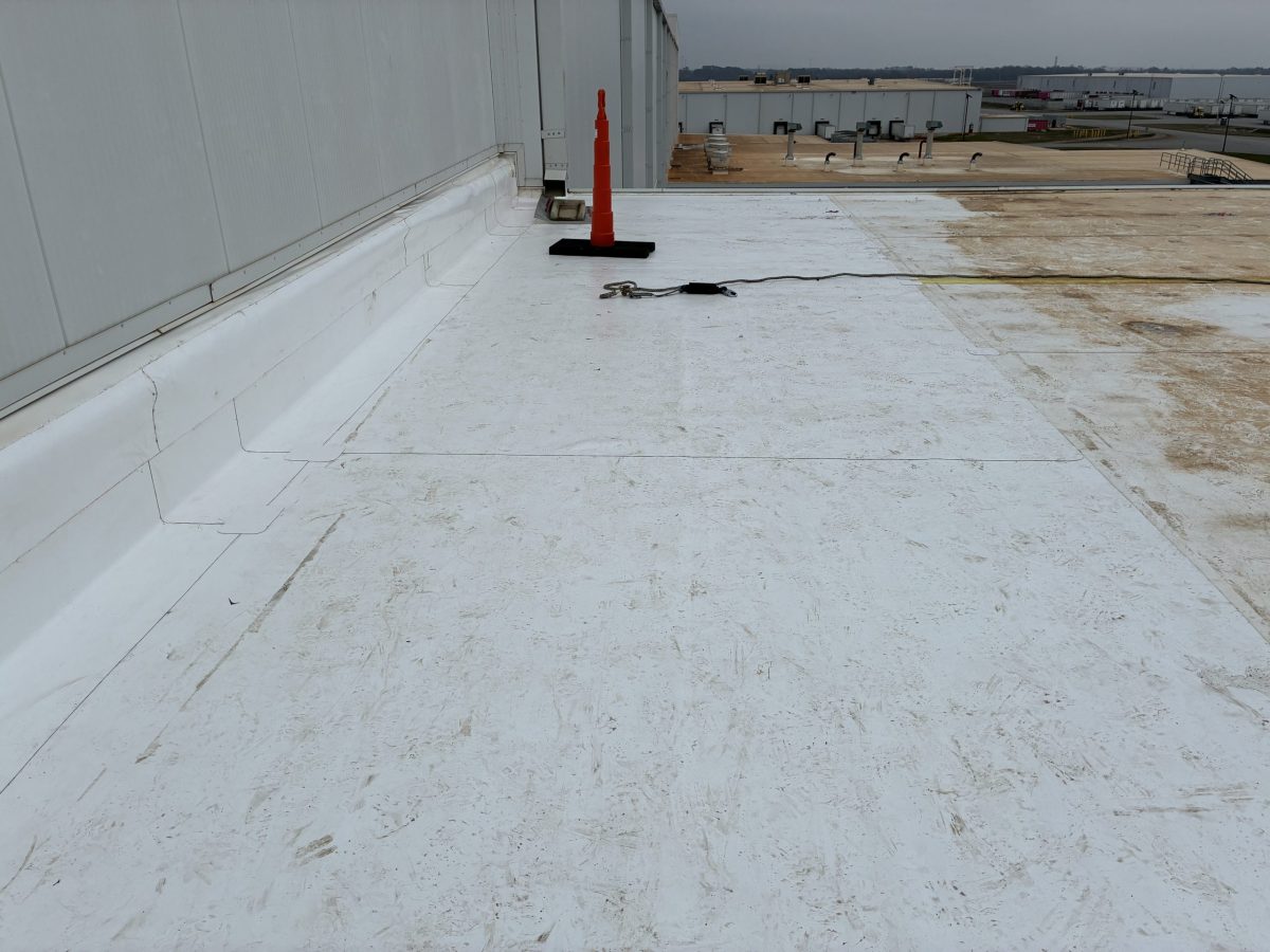 single ply roof repair