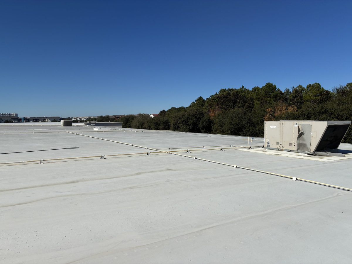 single ply roof repair