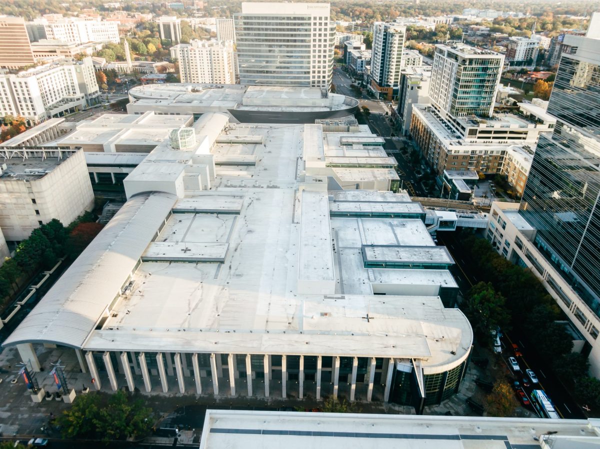 new construction single ply convention center