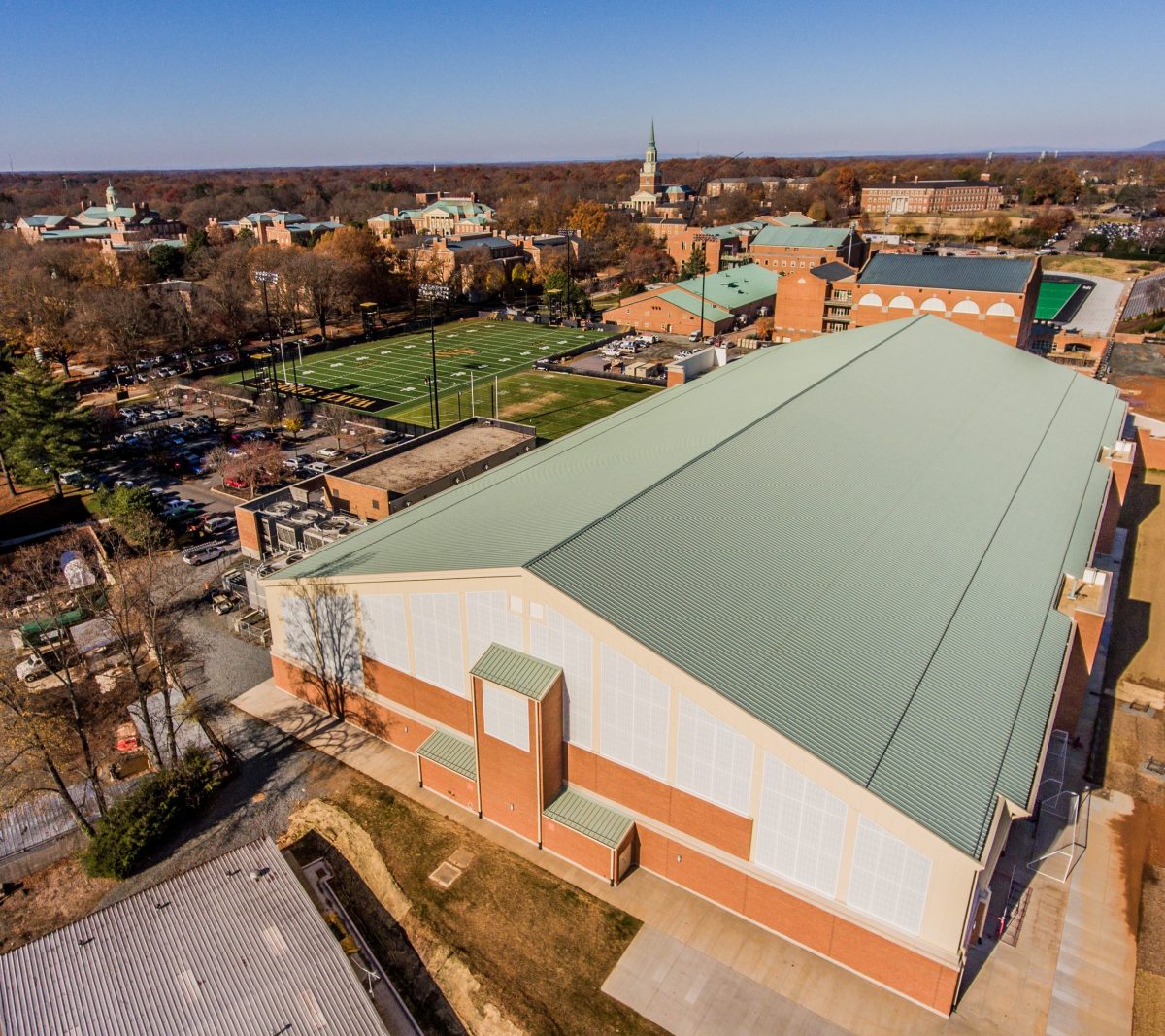 Pre engineered metal roof