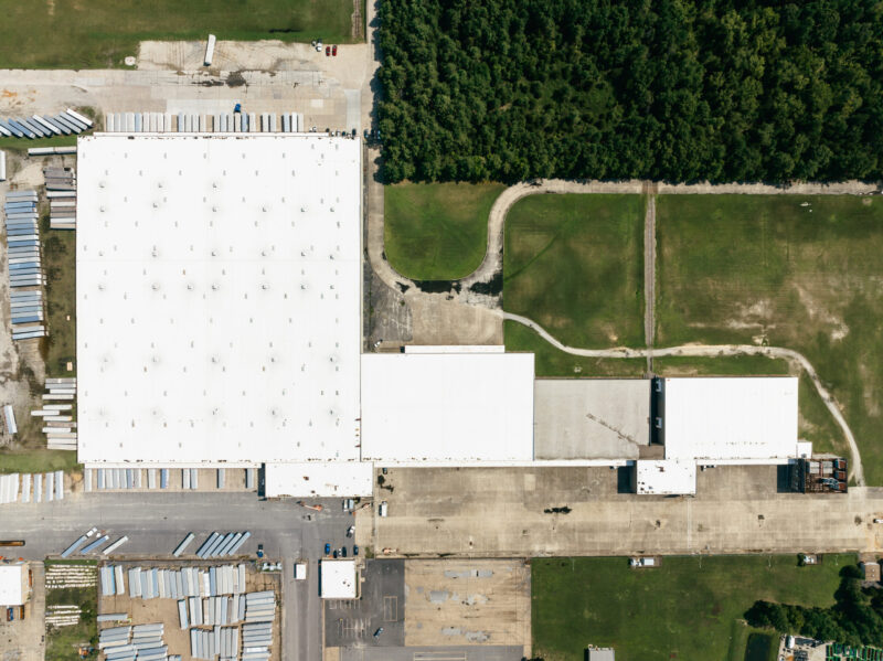 Warehouse roof replacement